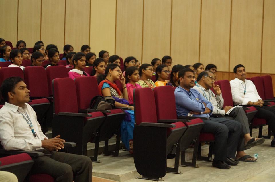 The Great Session on Entrepreneurship at Vardhaman College at Ralla Guda , Hyderabad .