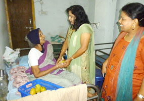 Visited Old age home